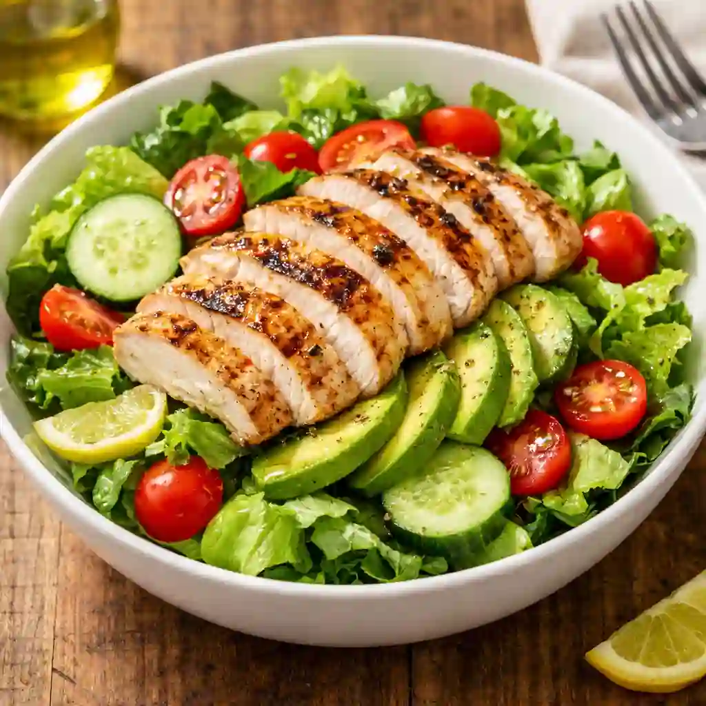 Grilled Chicken Avocado Salad