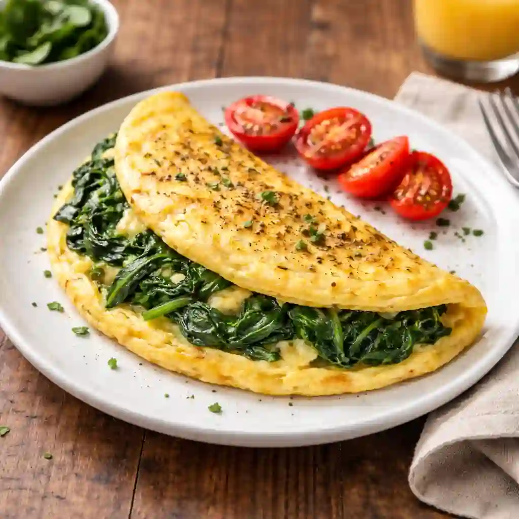 Egg and Spinach Omelet