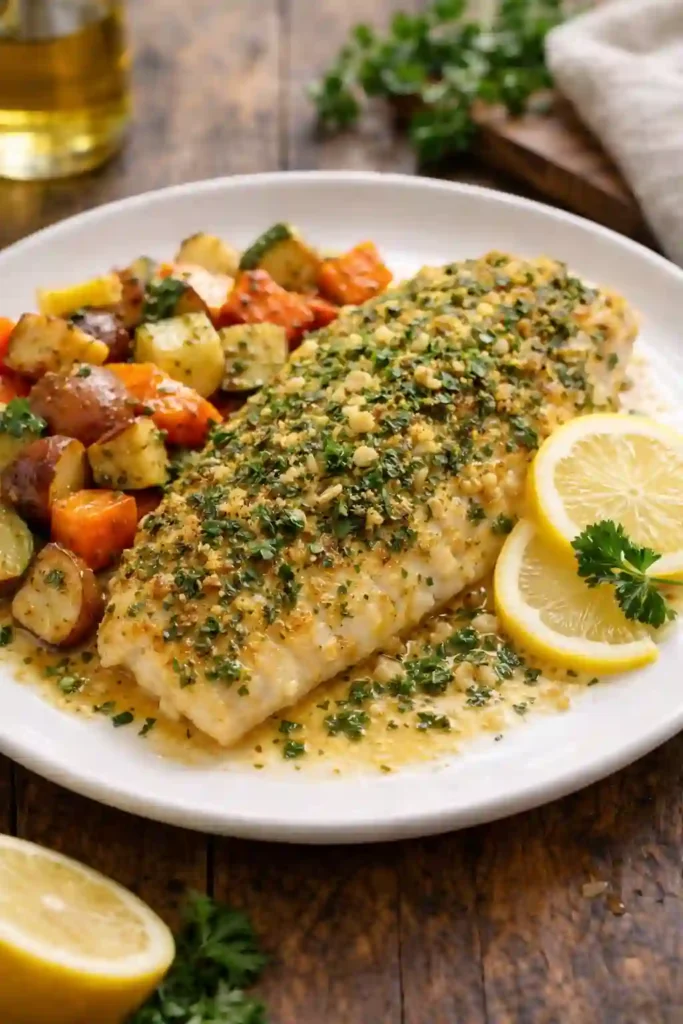 Herb Crusted Orange Roughy