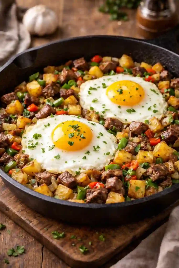 Steak and Egg Breakfast Hash