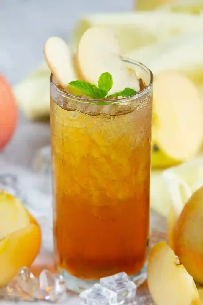 Peach Iced Tea Mocktail