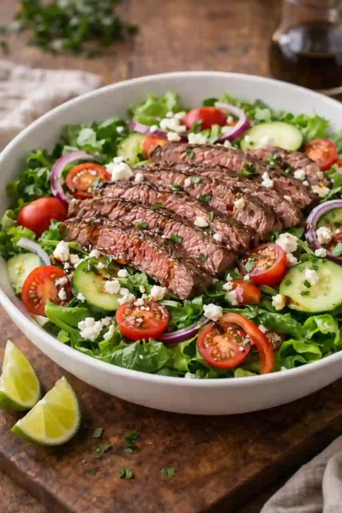 Steak Salad with Balsamic Dressing