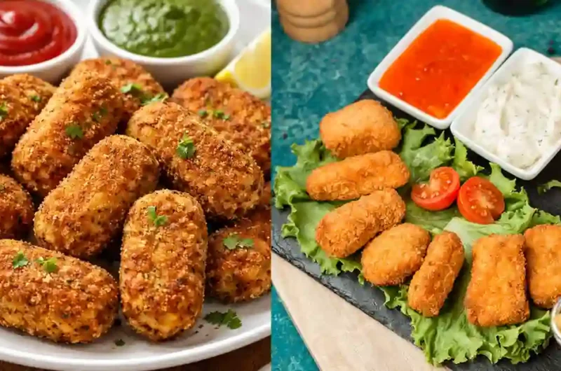 Chickpea Vegetable Nuggets Recipe Quick and Easy Snack