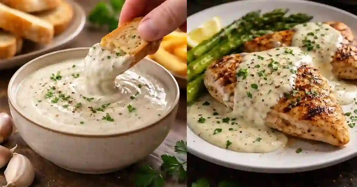 Viral Creamy Garlic Sauce Recipe