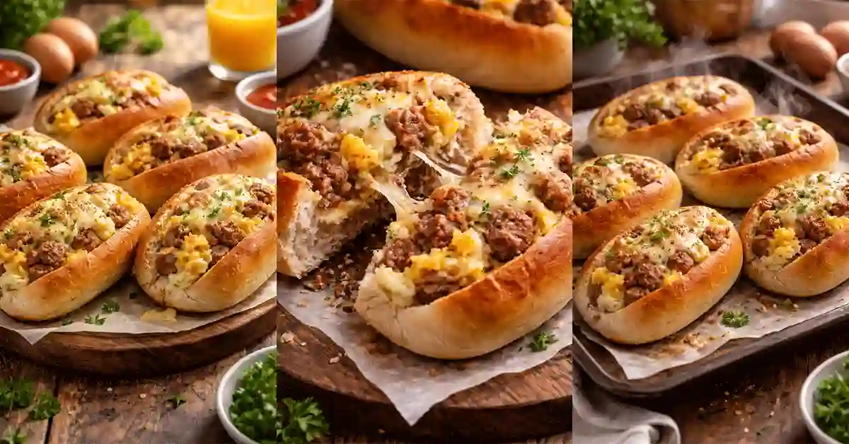 Viral Hearty Breakfast Rolls with Sausage and Egg