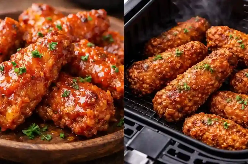 Jackfruit Wings Recipe Tasty Crispy Party Snack