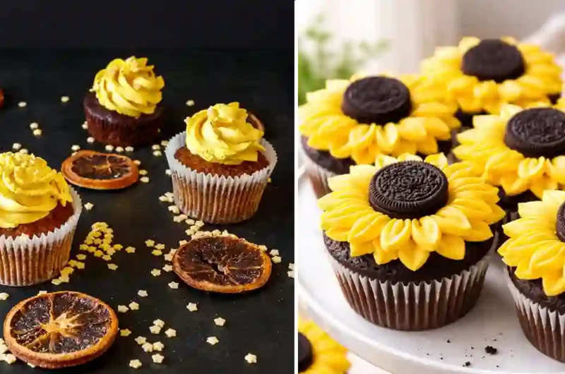 Oreo Sunflower Cupcakes Recipe Perfect Party Dessert