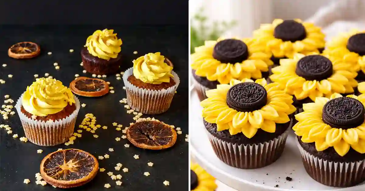Viral Oreo Sunflower Cupcakes Recipe