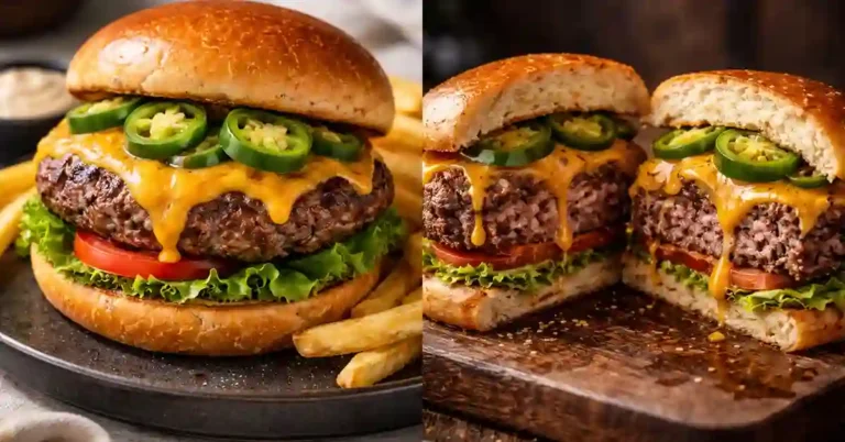 Viral Smoked Cheddar Jalapeno Burgers