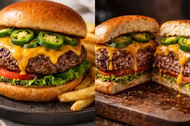 Smoked Cheddar Jalapeno Burgers Recipe Homemade Guide