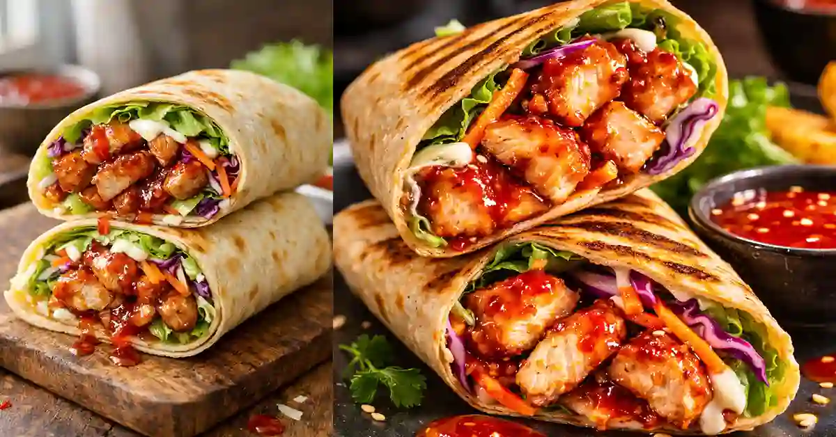 Viral Sweet Chili Chicken Wraps