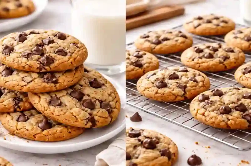Bakery Style Chocolate Chip Cookies Recipe at Home
