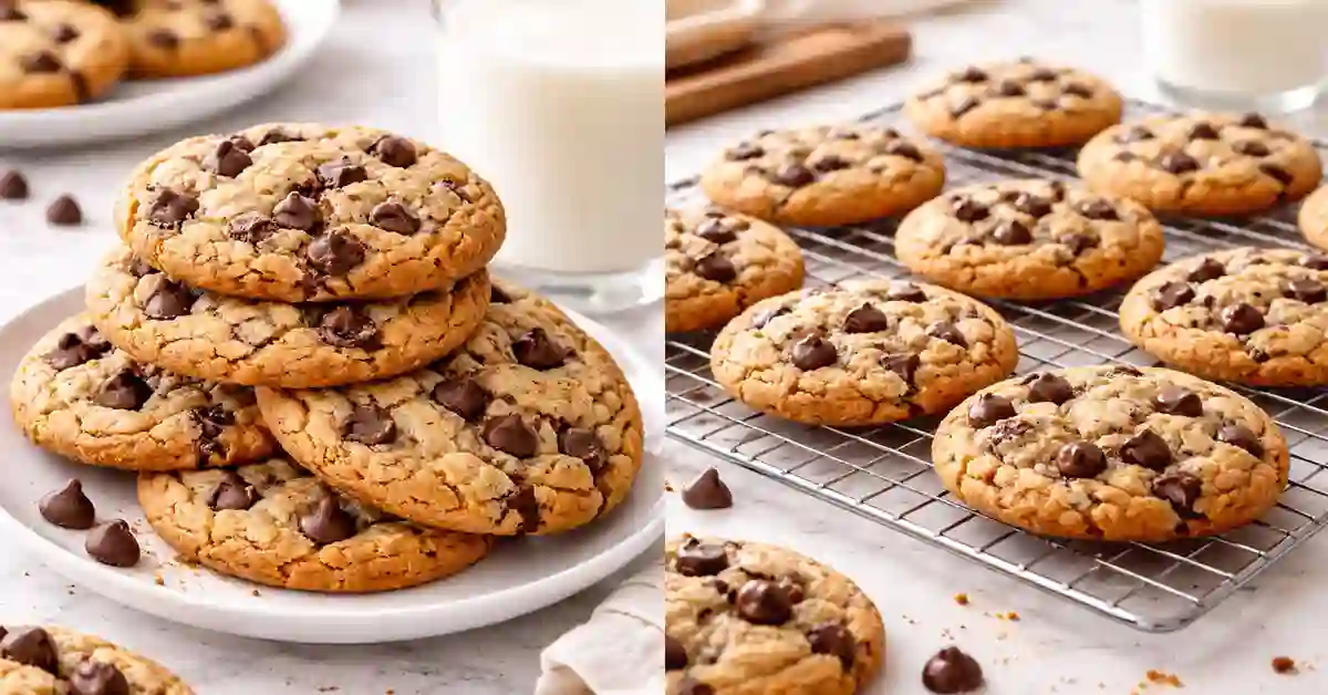 Viral bakery style chocolate chip cookies Recipe