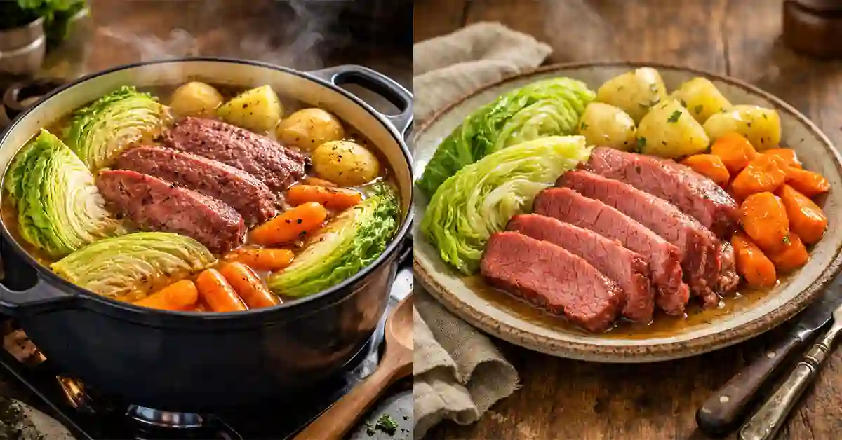Viral corned beef and cabbage recipe