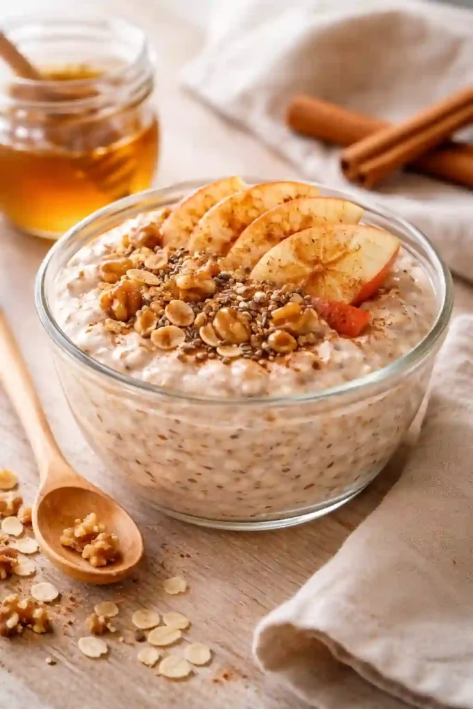 apple cinnamon overnight oats recipe