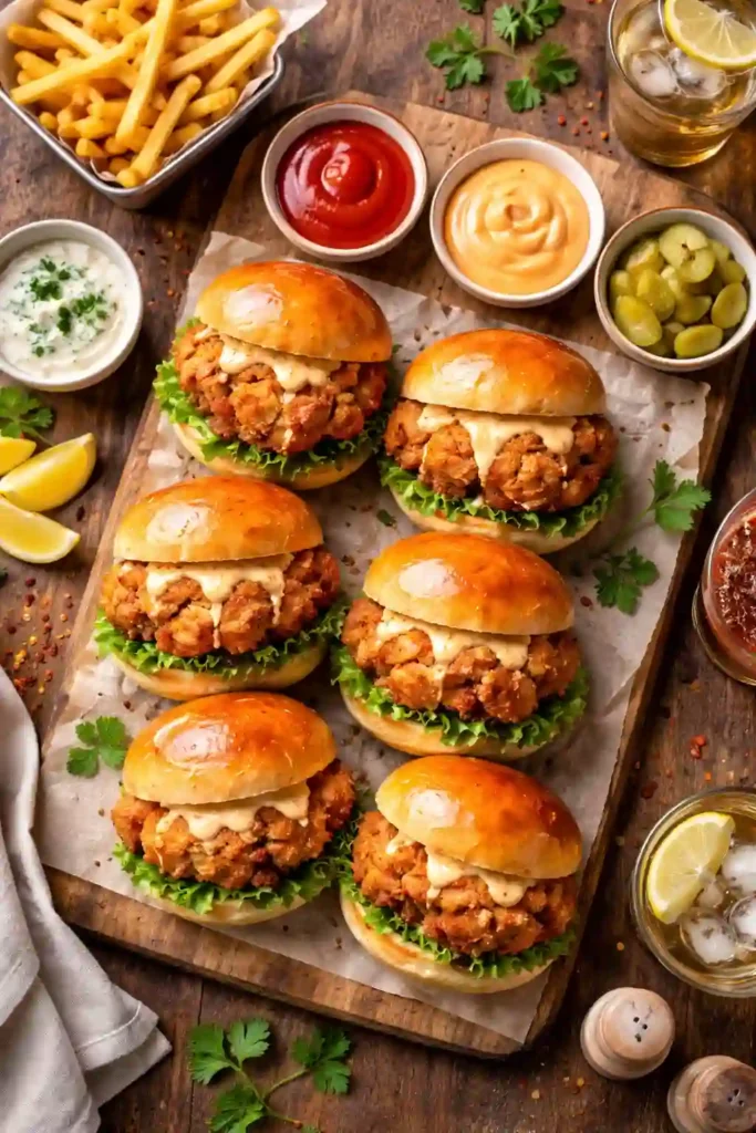 bang bang chicken sliders