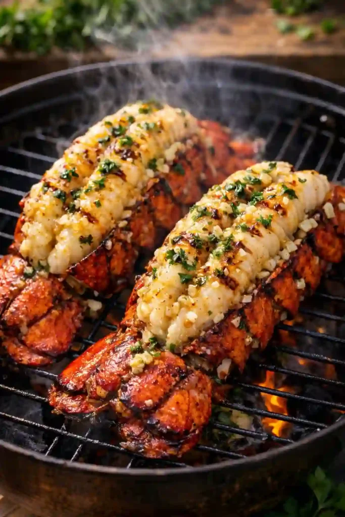 broiled garlic butter lobster tail recipe