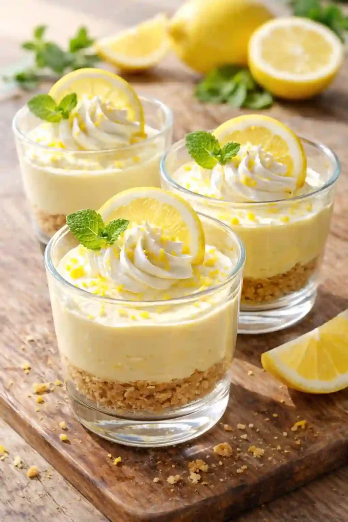 easy no bake lemon dessert recipes