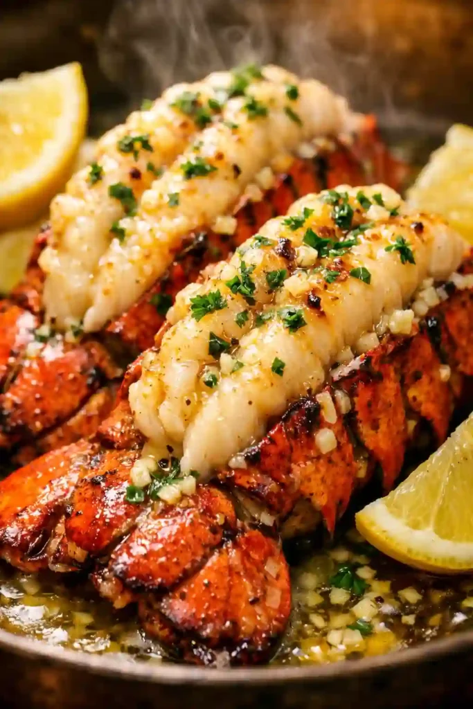 garlic butter lobster tail recipe