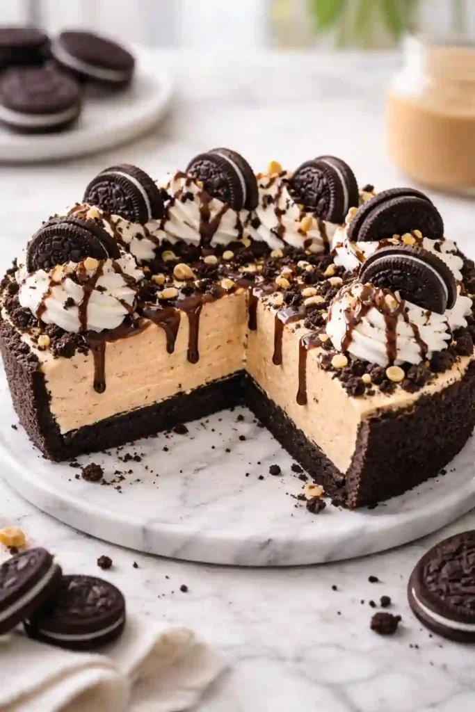 peanut butter oreo pie