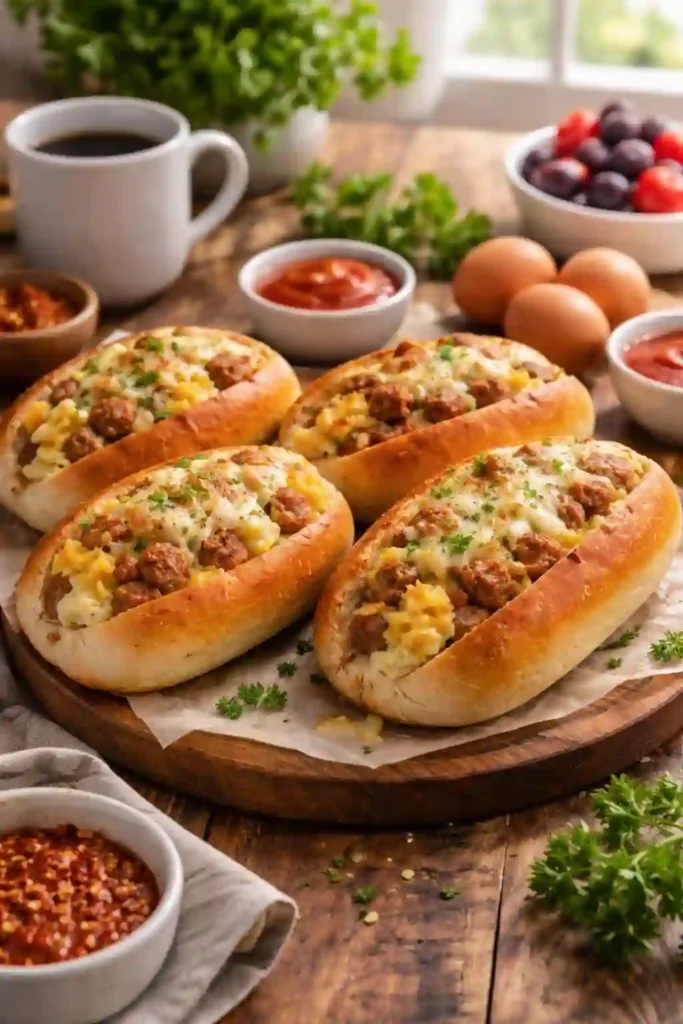 sausage and egg roll