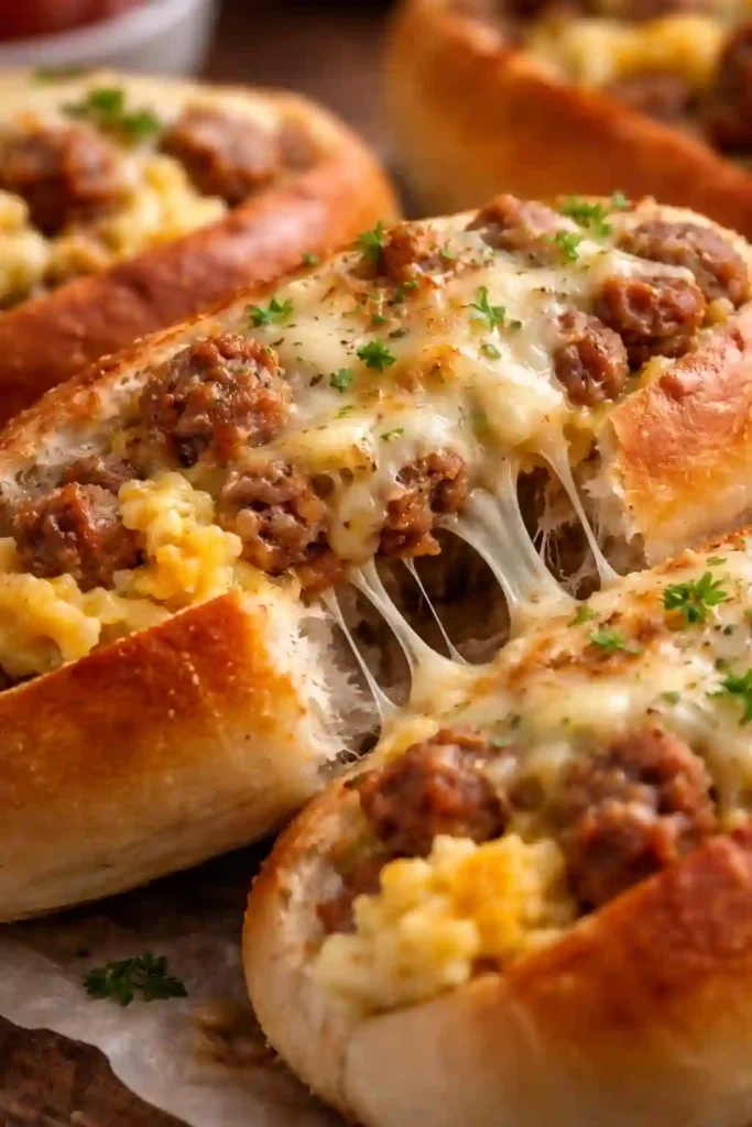 sausage and egg wrap