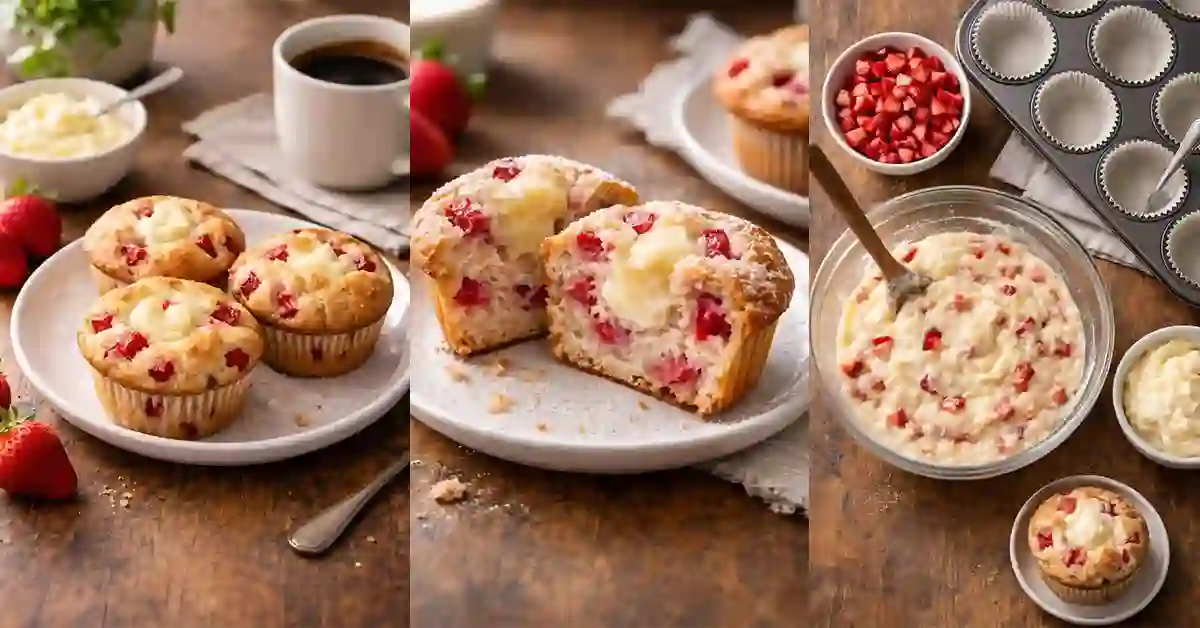 viral Strawberry Cream Cheese Muffins recipe