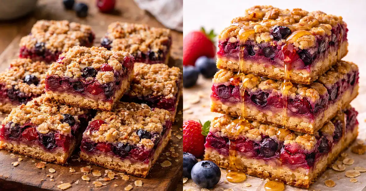 Berry Oat Bars recipe