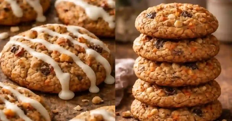 Chewy Brown Butter Carrot Cake Cookies recipe