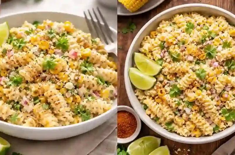 Healthy Street Corn Pasta Salad Recipe Simple and Delicious