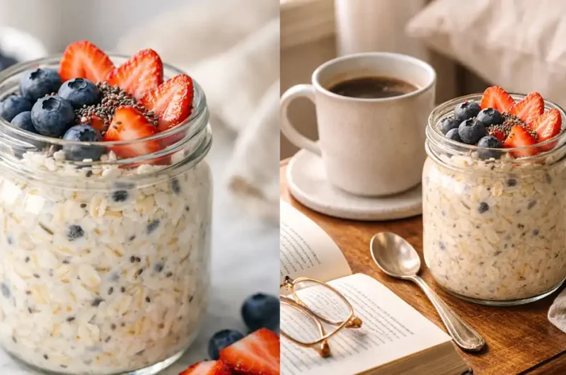 30g High Protein Overnight Oats Recipe for Weight Loss
