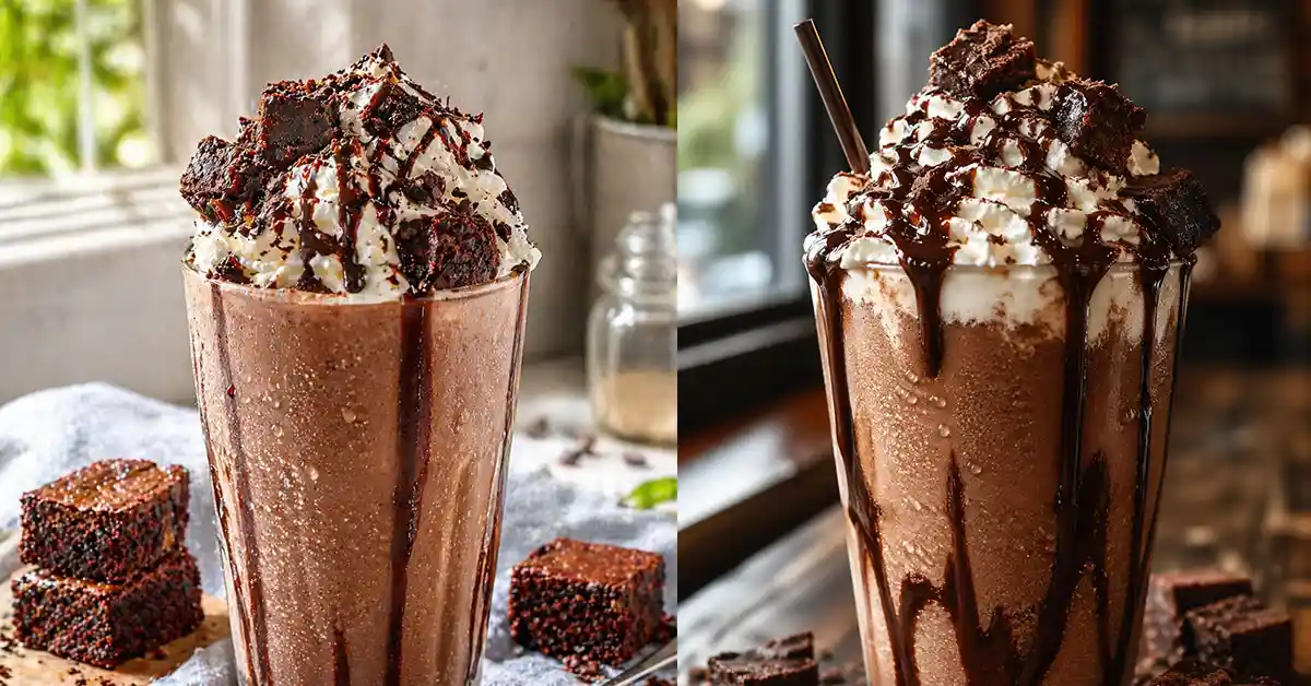 Viral Brownie Milkshake Recipe