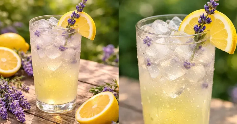 Viral Coconut Lavender Lemonade Mocktail Recipe