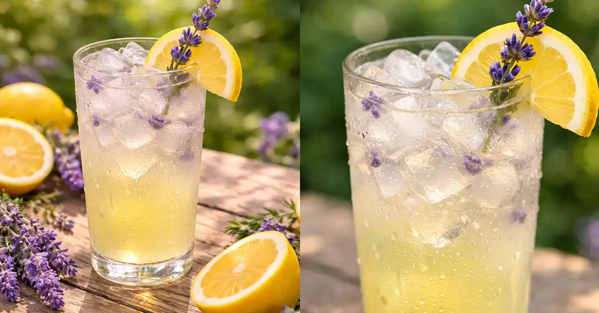 Viral Coconut Lavender Lemonade Mocktail Recipe