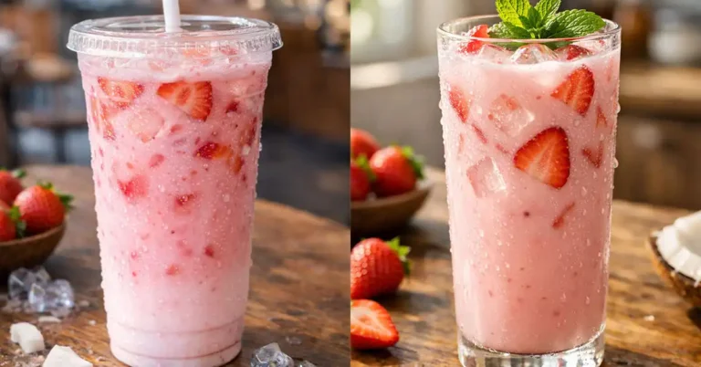 Viral Coconut Strawberry Refresher recipe