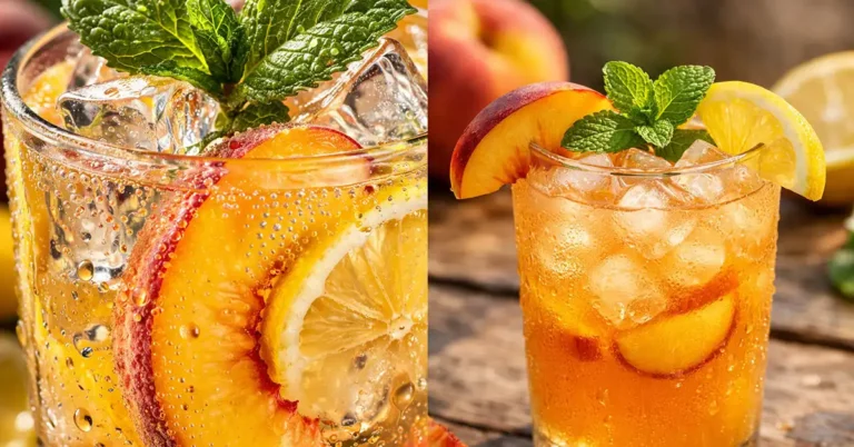 Viral Fresh Peach Lemonade Recipe