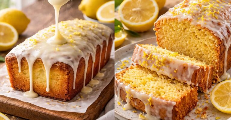 Viral Lemon Loaf Cake with Lemon Glaze Recipe
