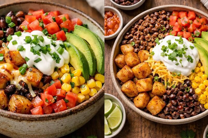 Loaded Potato Taco Bowl Recipe Best Comfort Food Idea