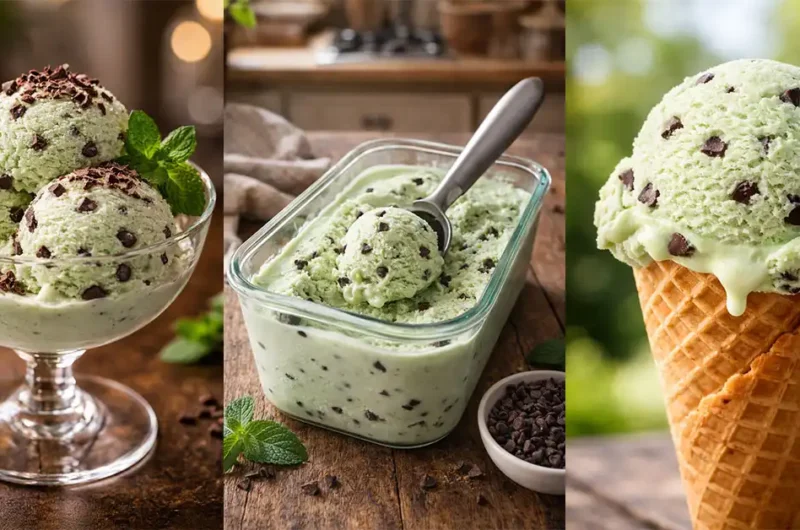 Mint Chocolate Chip Ice Cream Recipe Quick and Easy Now