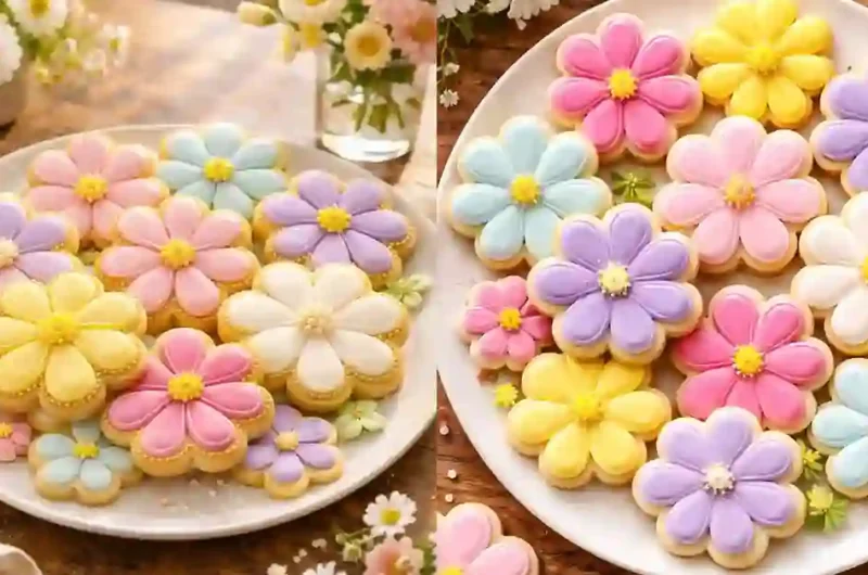 Pretty Flower Sugar Cookies Recipe Simple and Fun to Make