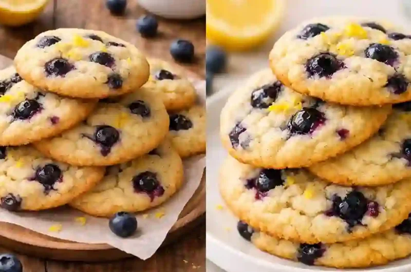 Soft Lemon Blueberry Cookies Recipe Perfect Dessert