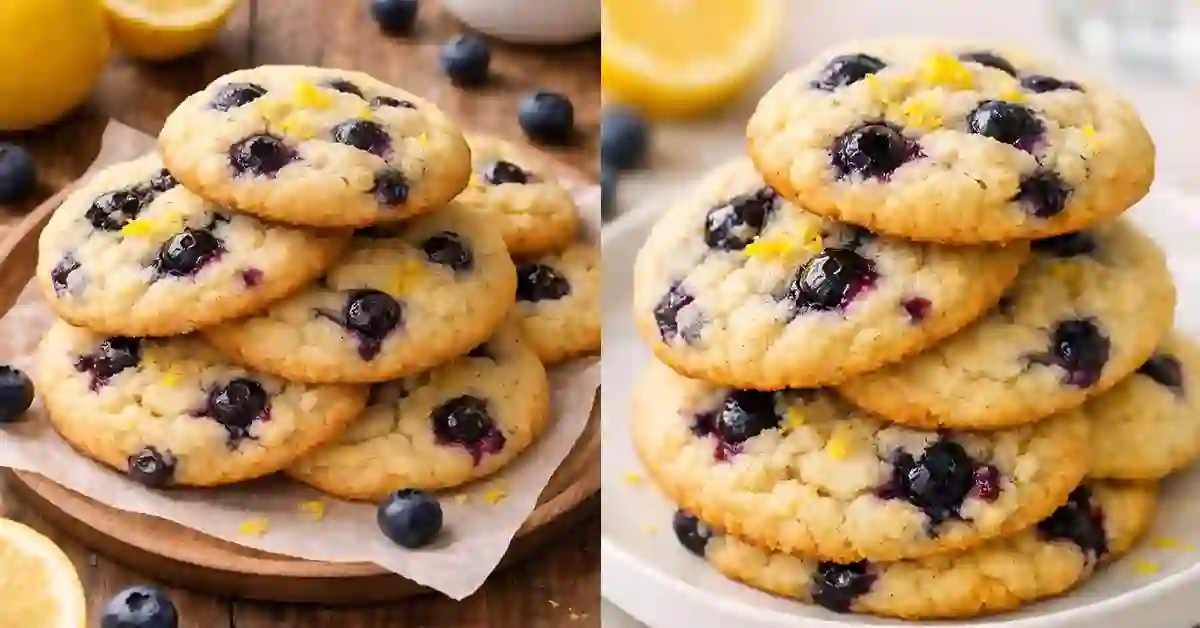 Viral Soft Lemon Blueberry Cookies Recipe