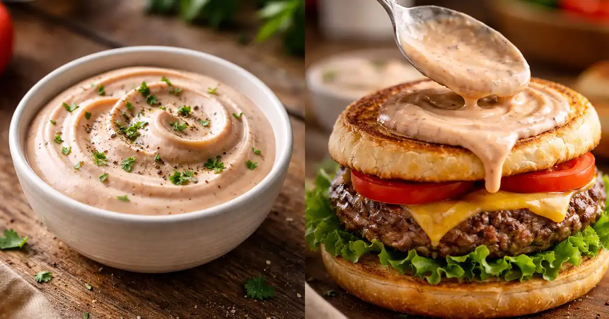 Viral burger sauce with greek yogurt recipe