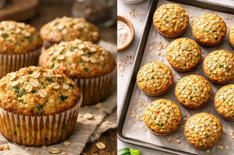 Oats Zucchini Muffins Recipe Moist and Healthy Bake