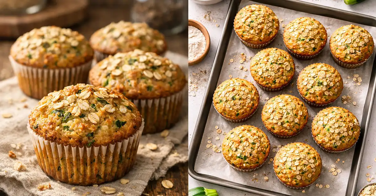 Viral oats zucchini muffins recipe