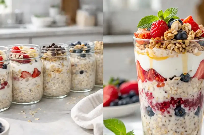 No-Cook Breakfast That Feels Like Dessert (But Healthy!) – Overnight Oats with Yogurt