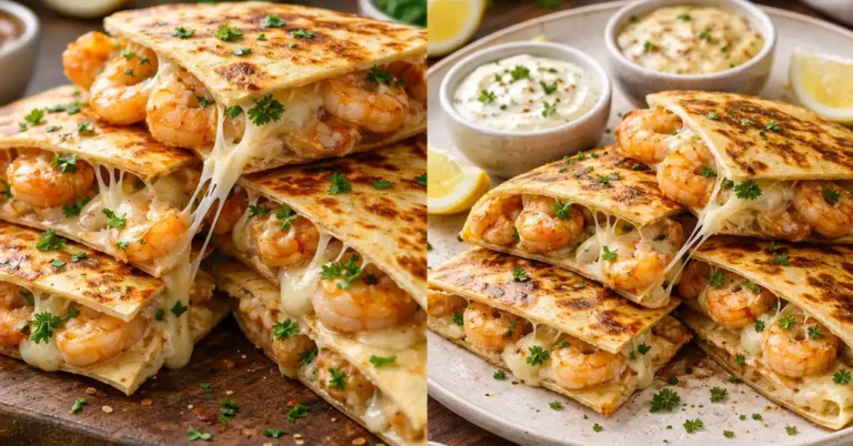 Shrimp Scampi Quesadilla Recipe Crispy Cheesy Delight