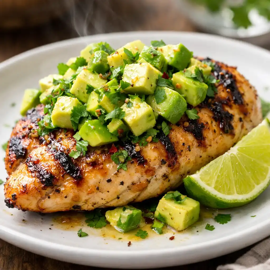 avocado chili lime grilled chicken