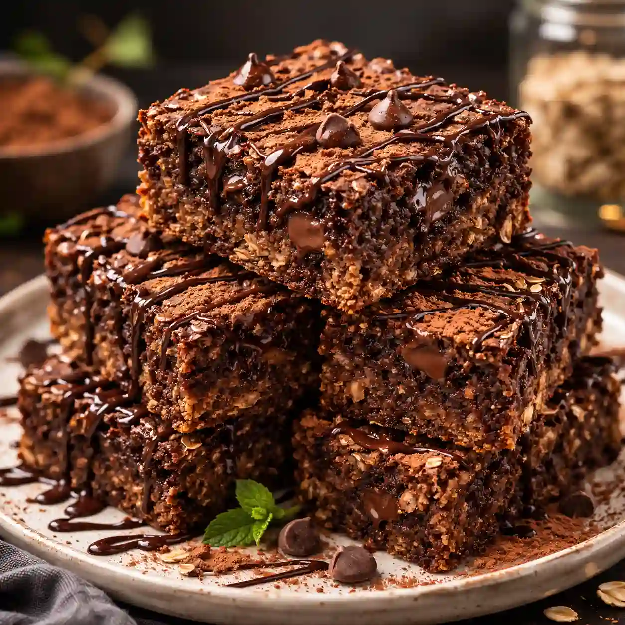 brownie baked oats recipe