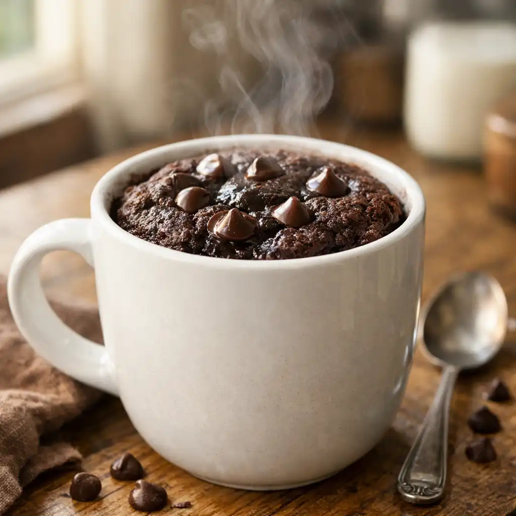 brownie in a mug